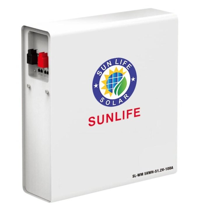 SUNLIFE SL-WM 5KWH 51.2V 100A Lithium Battery | High-Performance Solar Energy Storage Solution