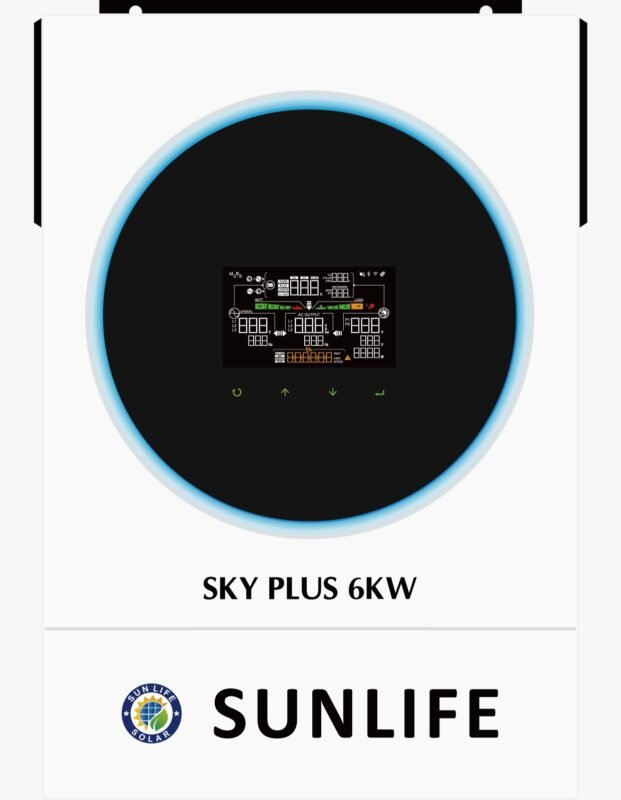 Sunlife Sky Plus 6KW | High-Efficiency 6KW Hybrid Solar Inverter for Home & Commercial Use
