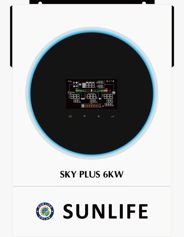 Sunlife Sky Plus 6KW | High-Efficiency 6KW Hybrid Solar Inverter for Home & Commercial Use